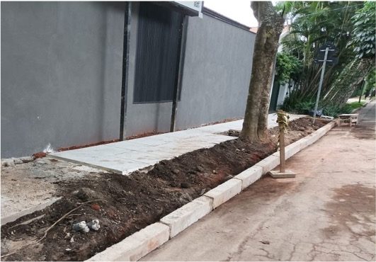 08/12/23 - Instalação de concresteel e guias da calçada