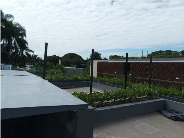 29/12/23 - Instalação dos alçapões, Q-railing, estrutura das divisórias e plantio da cobertura