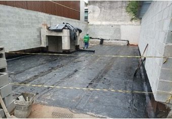 08/01/24 - Término da impermeabilização do térreo externo