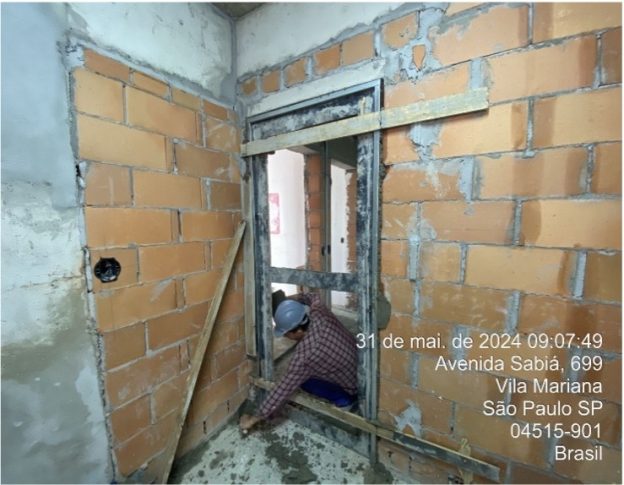 05/2024 - Chumbamento batente PCF
