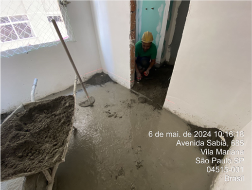 05/2024 - Execução de contrapiso