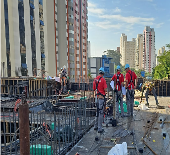 05/2024 - Execução da laje do 6° pavimento