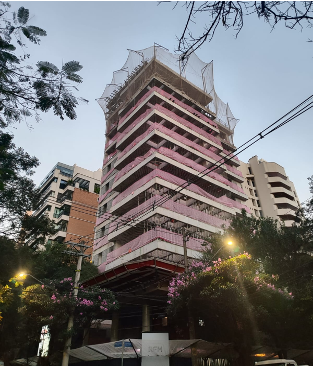 21/06/24 - Remoção do reescoramento do pergolado.